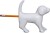 Winkee - Blyantspidser - Sharp End Pup White With Sound - White