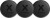 Xtorm - Traveltag 3-Pack- Charcoal Black Ios Android