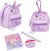Ylvi - Micro Stationary Rygsæk Med Carabin - Pink And Purple - Mini