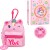 Ylvi - Micro Stationary Rygsæk Med Carabin - Pink And Purple - Mini