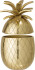 Bloomingville - Ananas Isspand Med Låg - Yuichi - Guld - Aluminium