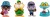 Zootropolis 2 Figurer - 5 Stk