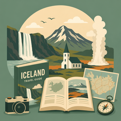 Island - Guidebøger, Kort & Rejsebøger