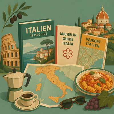Italien Rejsebøger, Rejseguides & Kort
