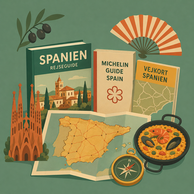 Spanien Rejsebøger, Rejseguides & Kort