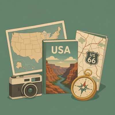 USA Rejsebøger - Rejseguides og kort
